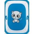 Манеж "Panda" Qvatro LUX-02  (мелкая сетка) синий