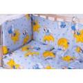 Детская постель Qvatro Gold RG-08 рисунок голубая (мишки спят, месяц)