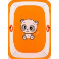Манеж Qvatro Солнышко-02 мелкая сетка оранжевый (panda)