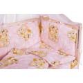 Детская постель Qvatro Gold RG-08 рисунок розовая (мишки спят)