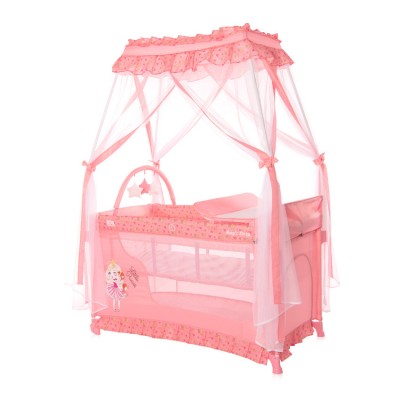 Кровать - манеж с балдахином Lorelli Magic Sleep Розовый