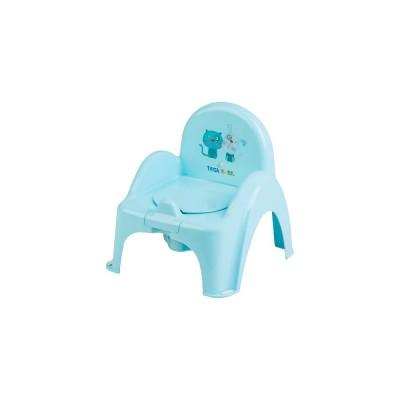 Горшок - стульчик "Кот и Пес" (Голубой)