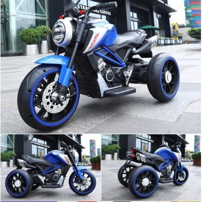 Электромобиль T-7236 EVA BLUE мотоцикл 2*6V4.5AH мотор 2*15W